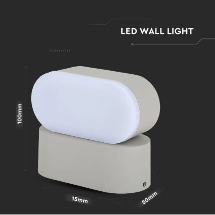 LED Venkovní flexibilní nástěnné svítidlo LED/5W/230V IP65