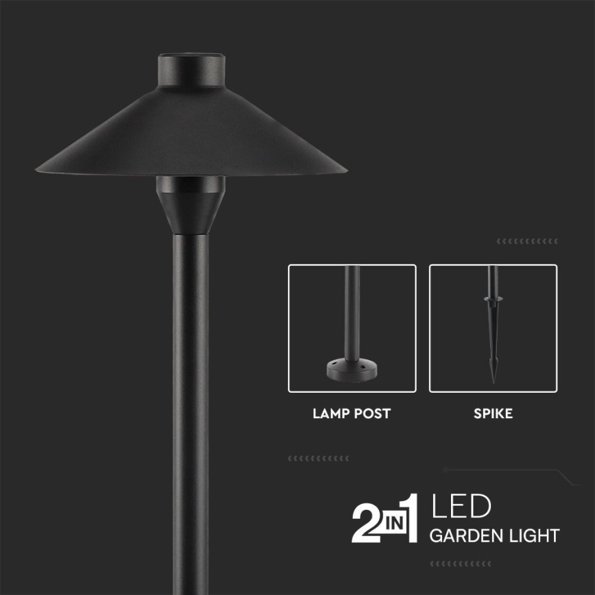 LED Venkovní lampa 2v1 LED/7W/230V IP65 3000K