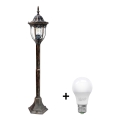 LED Venkovní lampa FLORENCJA 1xE27/10W/230V IP43