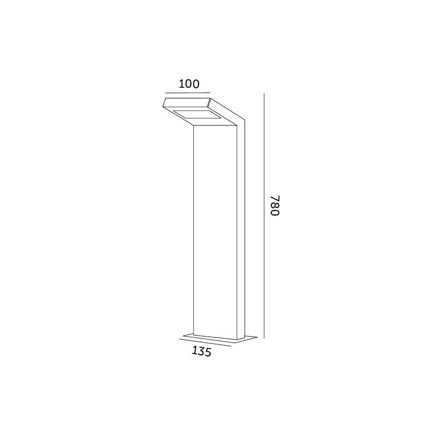 LED Venkovní lampa INDUO S LED/10W/230V 4000K IP54