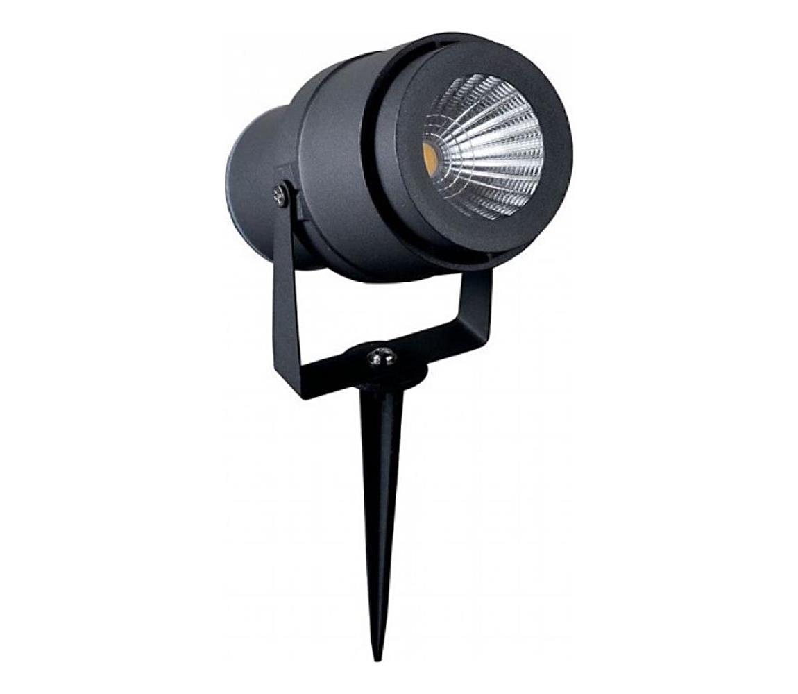 V-Tac LED Venkovní lampa LED/12W/100-240V IP65 3000K šedá VT1703
