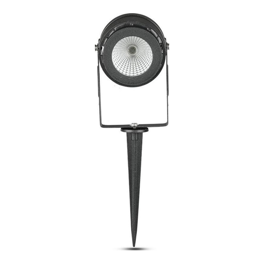 LED Venkovní lampa LED/12W/100-240V IP65 černá - zelené světlo