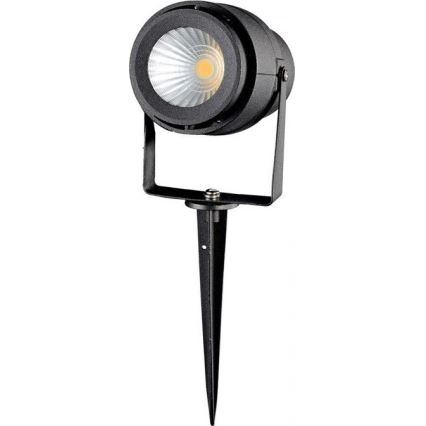 LED Venkovní lampa LED/12W/100-240V IP65 černá - zelené světlo