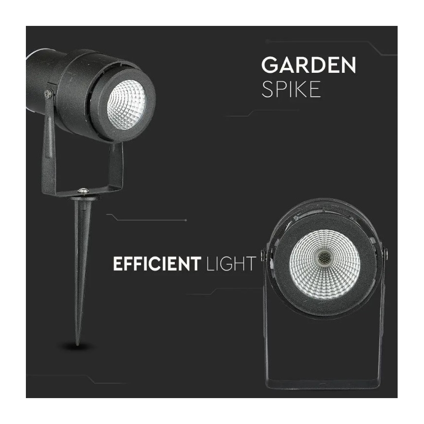 LED Venkovní lampa LED/12W/230V 3000K černá IP65