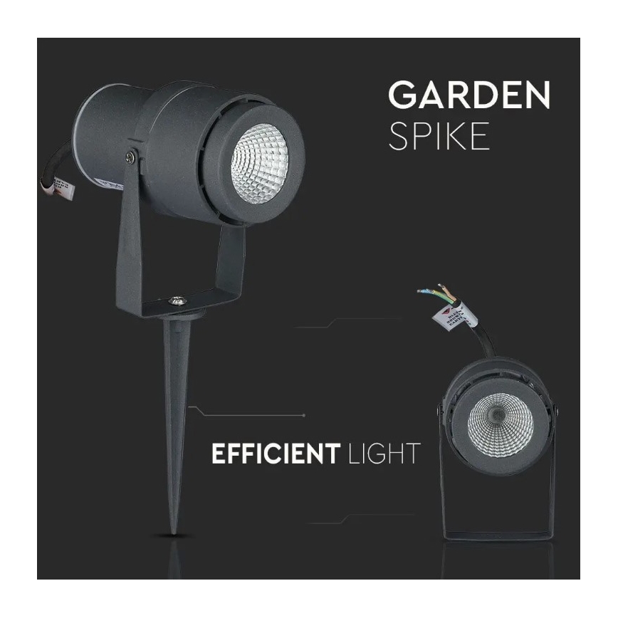 LED Venkovní lampa LED/12W/230V 4000K antracit IP65