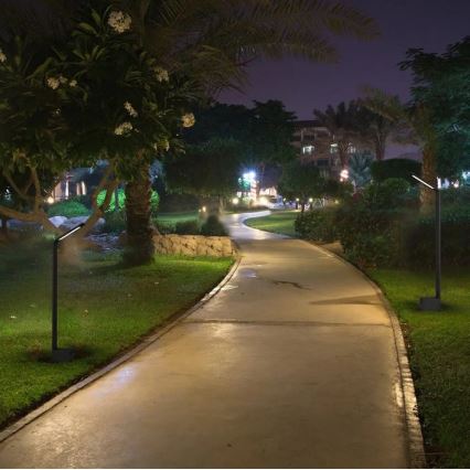 LED Venkovní lampa LED/5W/230V IP65 černá