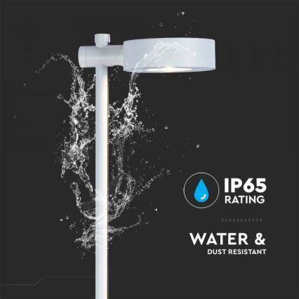 LED Venkovní lampa LED/7W/230V 3000K IP65 bílá 102 cm