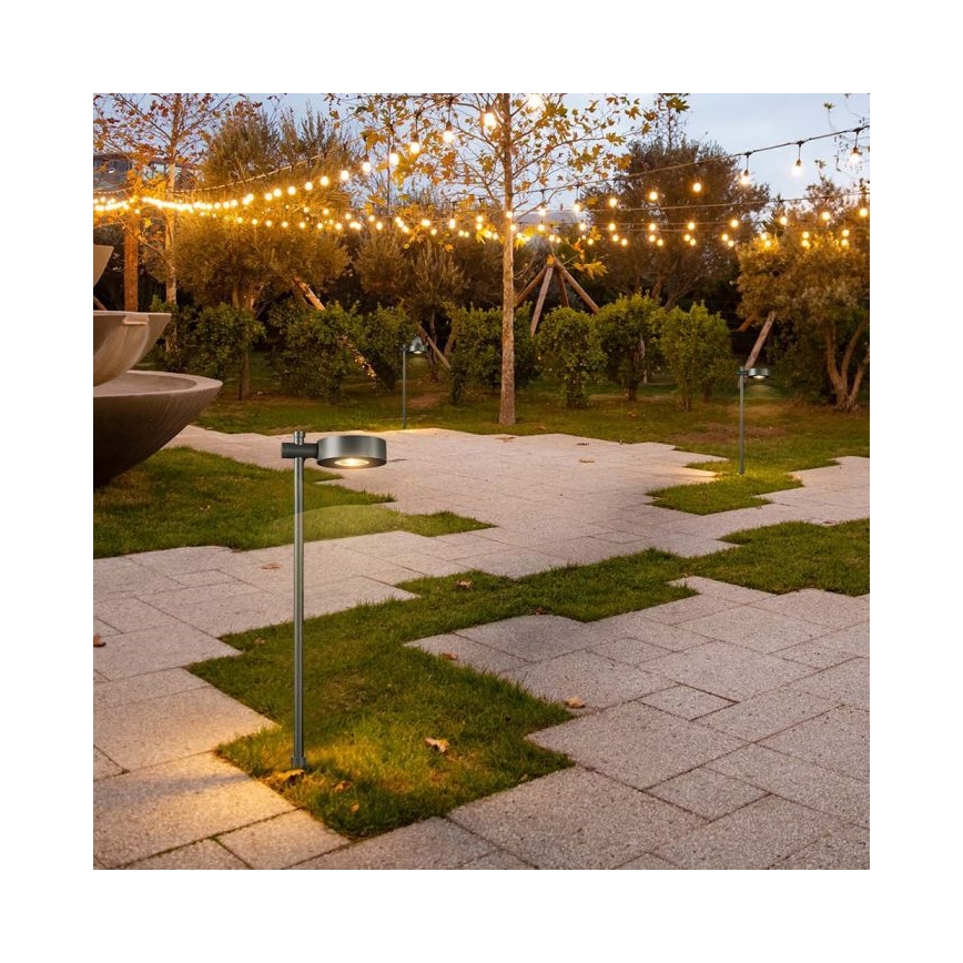 LED Venkovní lampa LED/7W/230V 3000K IP65 černá 102 cm