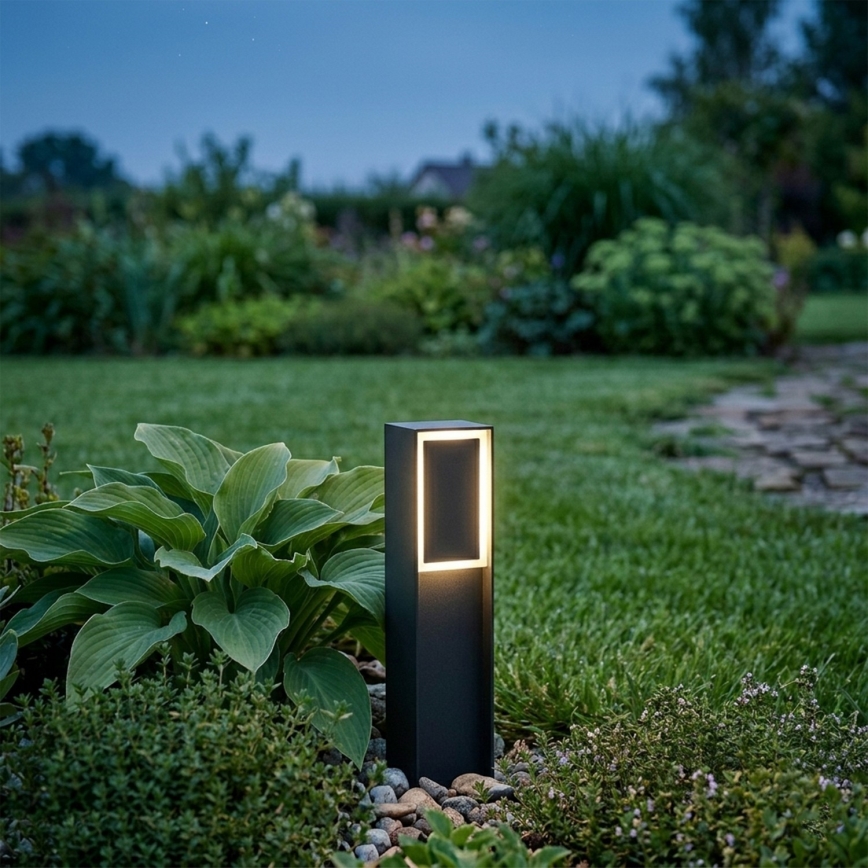 LED Venkovní lampa MODO LED/4,8W/230V 4000K IP44 30 cm černá
