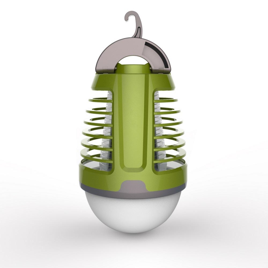 LED Venkovní lampa s lapačem hmyzu LED/5W/USB 1800mAh IP44