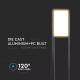 LED Venkovní lampa SAMSUNG CHIP LED/10W/230V 3000K IP65 černá