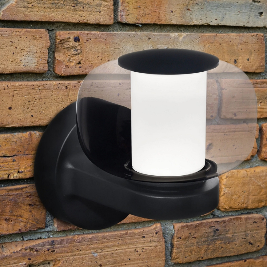 LED Venkovní nástěnná lampa MALAGA LED/12W/230V IP44 černá