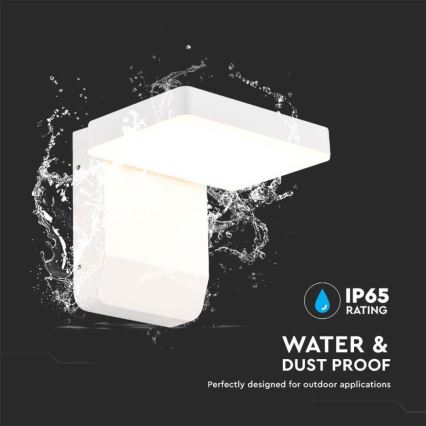 LED Venkovní nástěnné flexibilní svítidlo LED/17W/230V IP65 3000K bílá