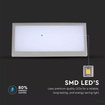 LED Venkovní nástěnné svítidlo 1xLED/12W/230V IP65 3000K