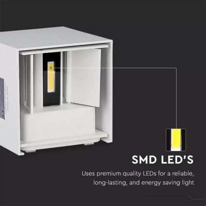 LED Venkovní nástěnné svítidlo 1xLED/6W/230V IP65