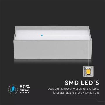 LED Venkovní nástěnné svítidlo 1xLED/9W/230V IP65 3000K