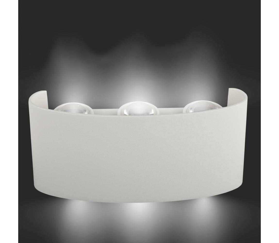 V-Tac LED Venkovní nástěnné svítidlo 6xLED/6W/230V IP54 3000K bílá VT0480