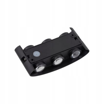 LED Venkovní nástěnné svítidlo ARROW 6xLED/1W/230V IP54 černá