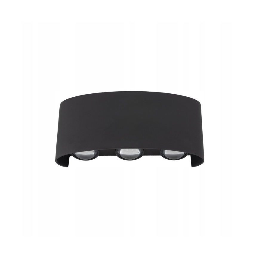LED Venkovní nástěnné svítidlo ARROW 6xLED/1W/230V IP54 černá