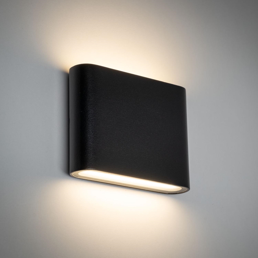 LED Venkovní nástěnné svítidlo ARWENA 2xLED/3W/230V IP54 černá