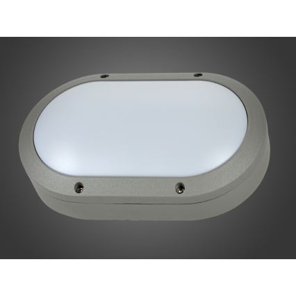 LED Venkovní nástěnné svítidlo BERAD LED/8W/230V IP54 šedá