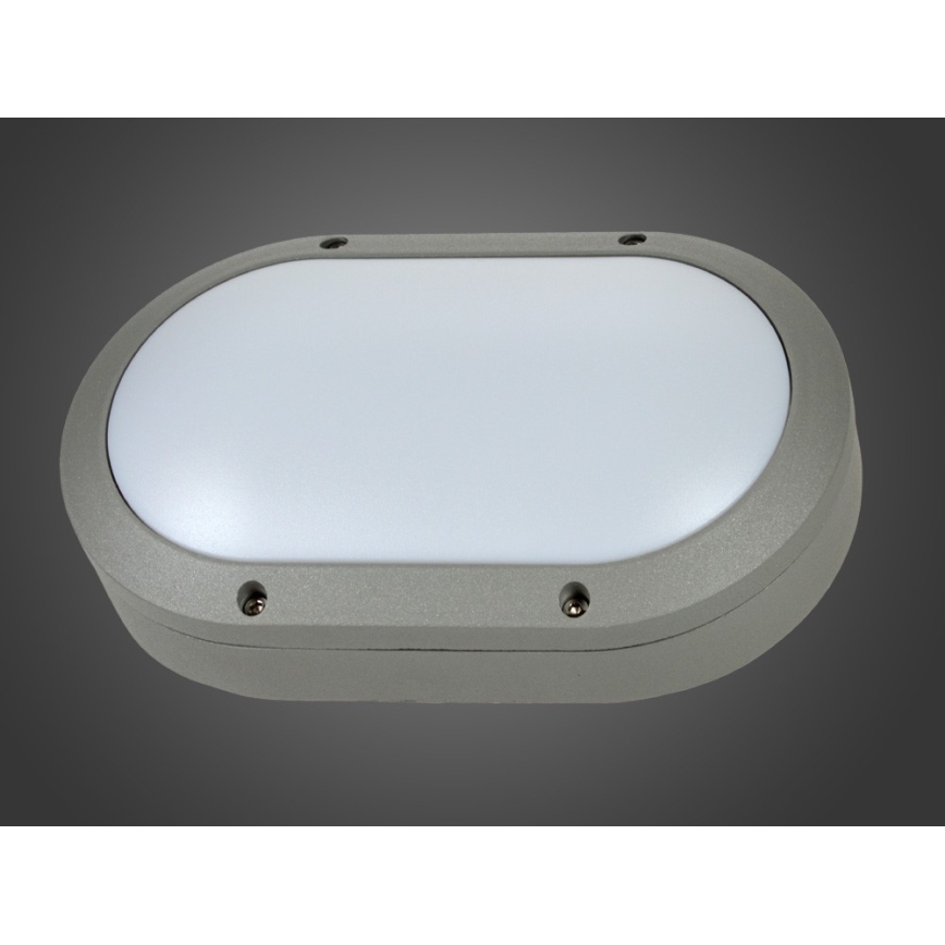 LED Venkovní nástěnné svítidlo BERAD LED/8W/230V IP54 šedá