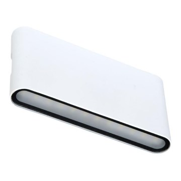 LED Venkovní nástěnné svítidlo BRICK 2xLED/6W/230V 3000/4000/6500K IP65 bílá