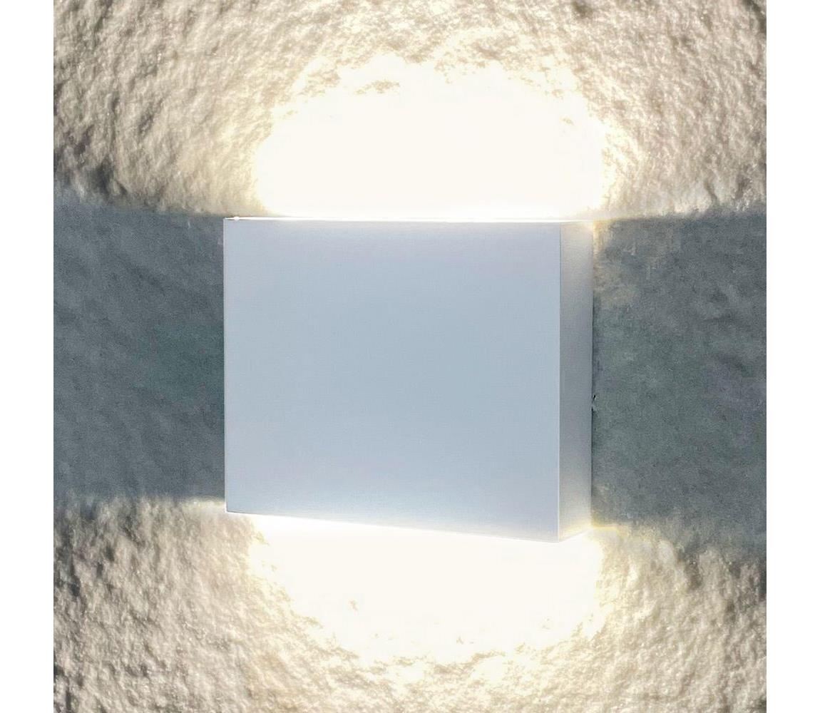 Polux LED Venkovní nástěnné svítidlo CHICAGO 2xLED/3,25W/230V IP44 bílá SA1624