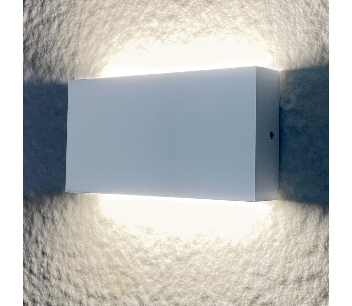 Polux LED Venkovní nástěnné svítidlo CHICAGO 2xLED/5,5W/230V IP44 bílá SA1627