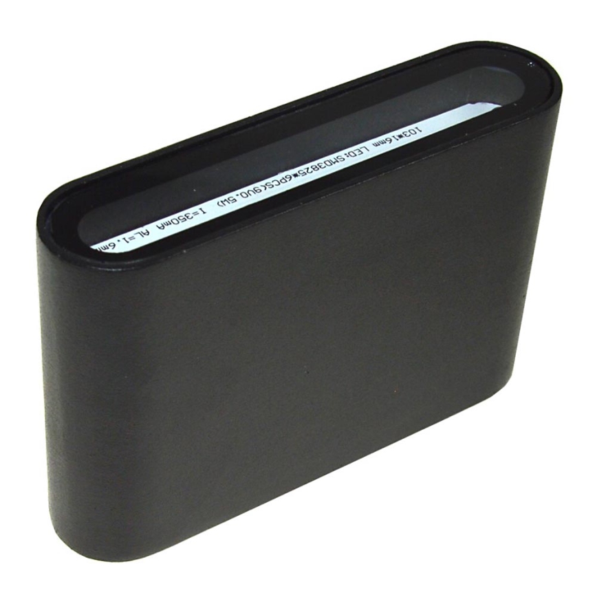 LED Venkovní nástěnné svítidlo FLOW LED/3W/230V IP54 černá