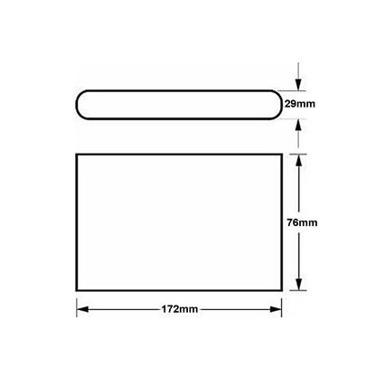LED Venkovní nástěnné svítidlo FLOW LED/6W/230V IP54 černá