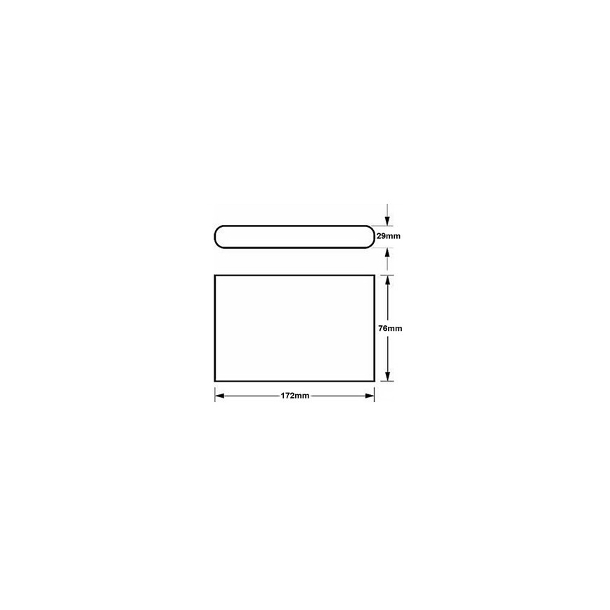 LED Venkovní nástěnné svítidlo FLOW LED/6W/230V IP54 černá