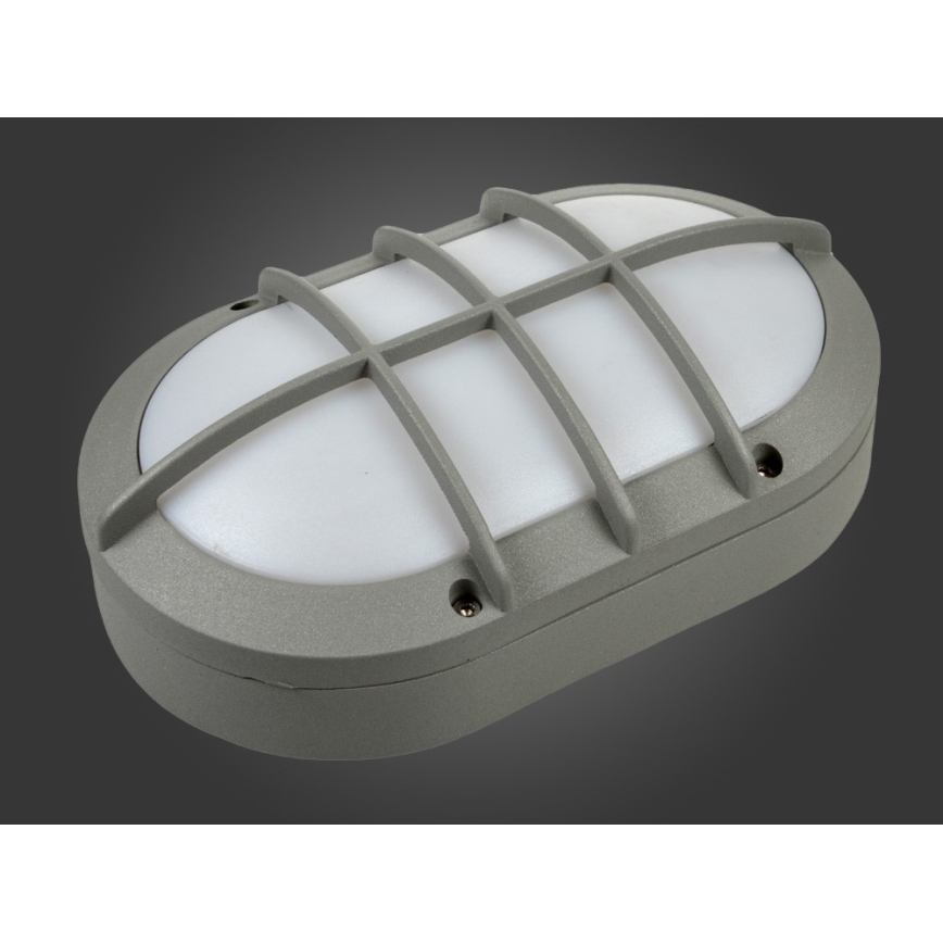 LED Venkovní nástěnné svítidlo FRAY LED/8W/230V IP54 šedá