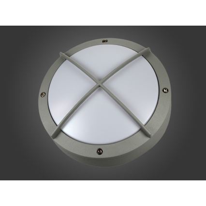 LED Venkovní nástěnné svítidlo FRODA LED/12W/230V IP54 šedá