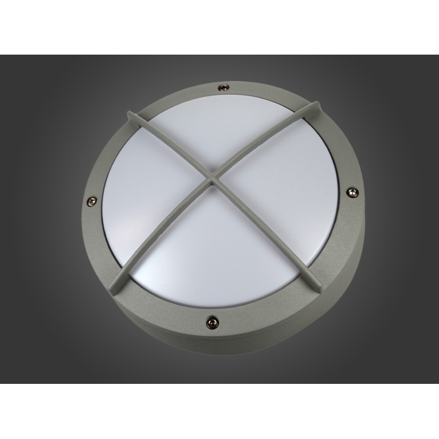 LED Venkovní nástěnné svítidlo FRODA LED/12W/230V IP54 šedá