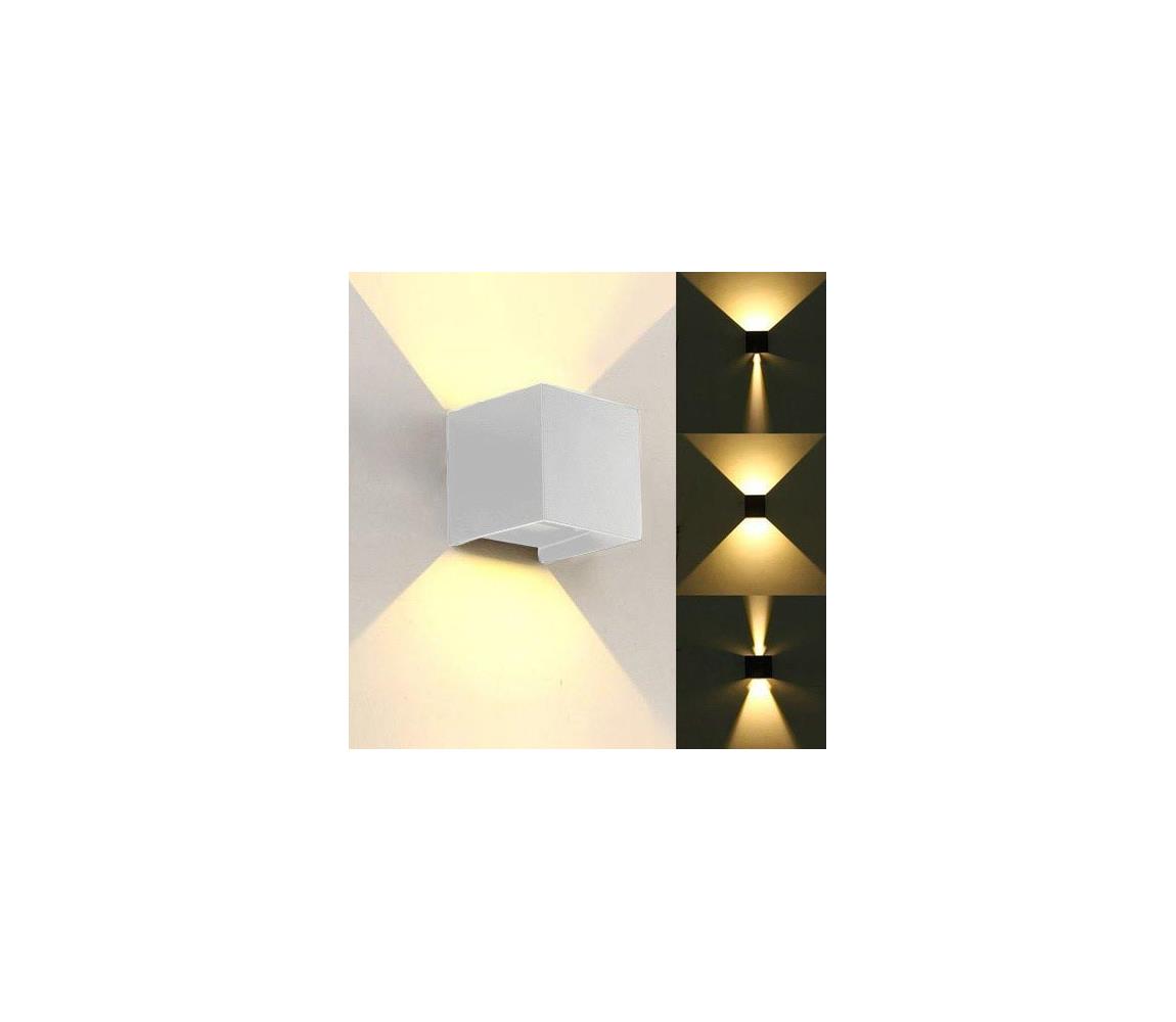  LED Venkovní nástěnné svítidlo KREON 2xLED/3W/230V IP54 4000K bílá 