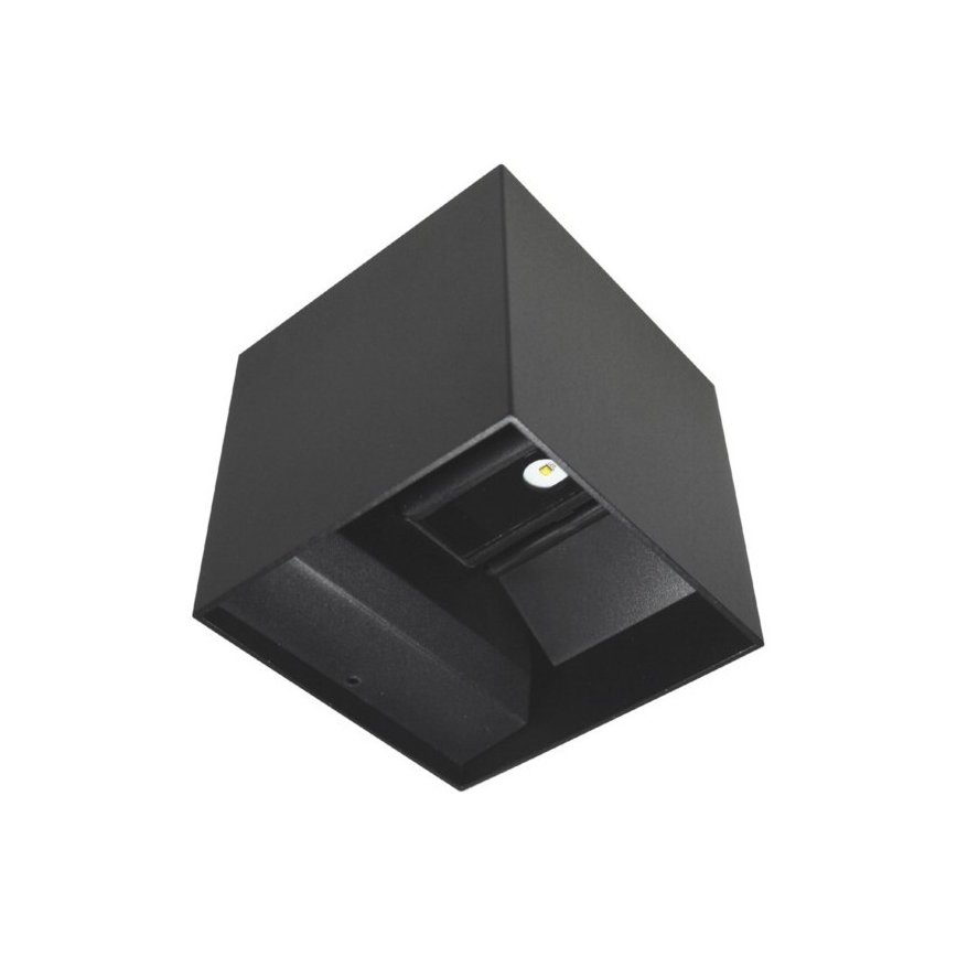 LED Venkovní nástěnné svítidlo KREON 2xLED/3W/230V IP54 4000K černá