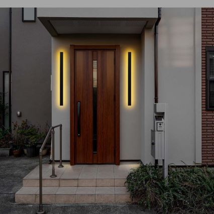 LED Venkovní nástěnné svítidlo LED/10W/230V 3000K IP65 51 cm antracit