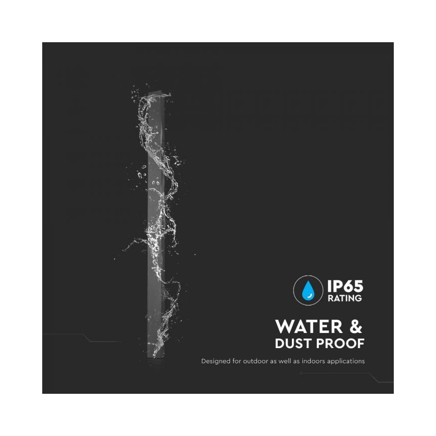 LED Venkovní nástěnné svítidlo LED/10W/230V 4000K IP65 51 cm antracit