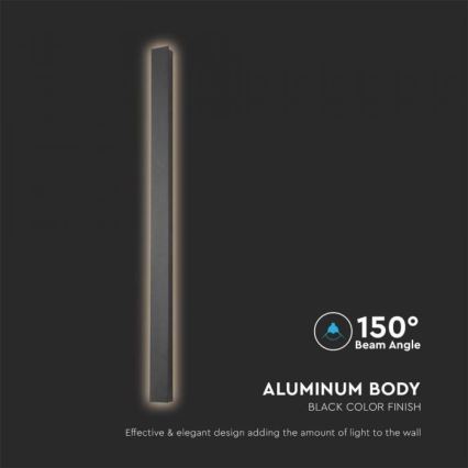 LED Venkovní nástěnné svítidlo LED/10W/230V 4000K IP65 51 cm černá