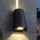 LED Venkovní nástěnné svítidlo LED/11W/230V IP65 černá