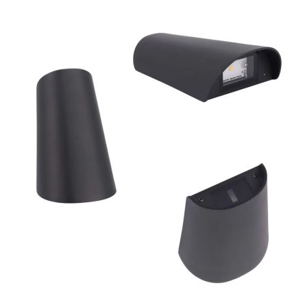 LED Venkovní nástěnné svítidlo LED/11W/230V IP65 černá