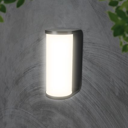 LED Venkovní nástěnné svítidlo LED/12W/230V 3000/4200/6500K IP65 černá