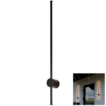 LED Venkovní nástěnné svítidlo LED/12W/230V 3000K IP65 černá