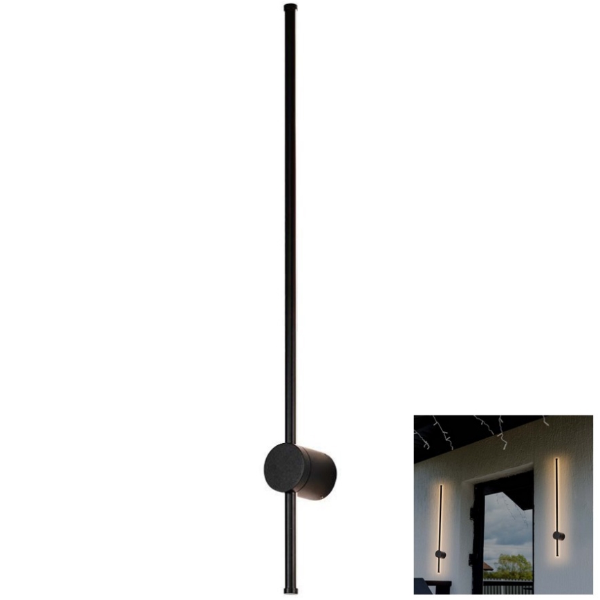 LED Venkovní nástěnné svítidlo LED/12W/230V 3000K IP65 černá