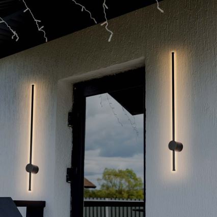 LED Venkovní nástěnné svítidlo LED/12W/230V 3000K IP65 černá