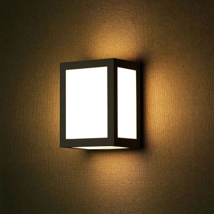 LED Venkovní nástěnné svítidlo LED/12W/230V 3000K IP65 černá