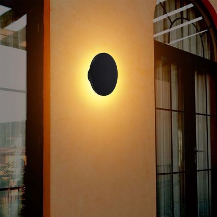 LED Venkovní nástěnné svítidlo LED/12W/230V 4000K IP65 černá