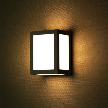 LED Venkovní nástěnné svítidlo LED/12W/230V 4000K IP65 černá