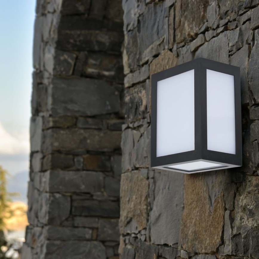 LED Venkovní nástěnné svítidlo LED/12W/230V 6400K IP65 černá